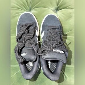 adidas Black Athletic Sneaker Interior with White Label